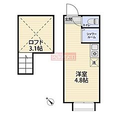 アーバンプレイス代田橋 ワンルームの間取図画像
