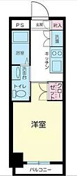 プログレス下高井戸 1Kの間取図画像