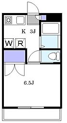 さくらマンション 1Kの間取図画像