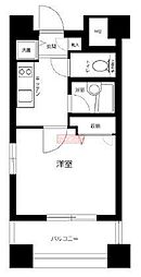 OLIO池尻大橋 1Kの間取図画像