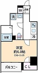 ベルグレードOM 1Kの間取図画像