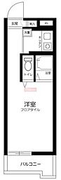 ラ・レジダンス・ド・エスパリエ ワンルームの間取図画像