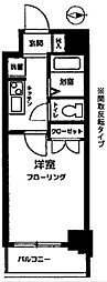 スカイコート笹塚駅前 1Kの間取図画像