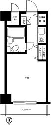 ヒルズ駒場東大前 ワンルームの間取図画像