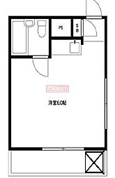メゾン・ド・コンセール ワンルームの間取図画像