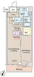 SASAZUKATODAY 1LDKの間取図画像