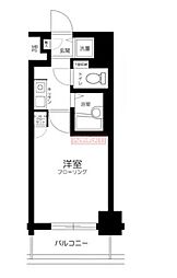 ロイヤルアメニティ池尻大橋 1Kの間取図画像