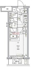 THEPREMIUMCUBEGOSAKI 1Kの間取図画像