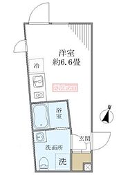 FARE代々木 ワンルームの間取図画像