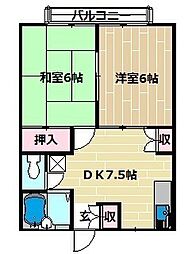 グランディールA 2階/205