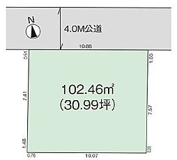 川越市砂新田建築条件付売地〜全1区画