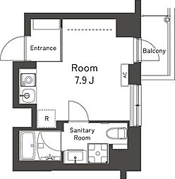 レキシントン・スクエア曙橋 1Kの間取図画像