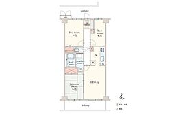 エクセルふじみ野 3LDKの間取図画像