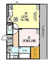 D-ROOM深草小久保町A 201 ｜ 京都府京都市伏見区深草小久保町（賃貸アパート1LDK・2階・41.73㎡） その2