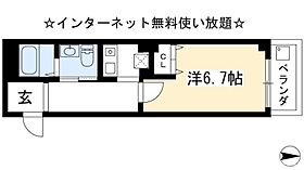 GRAND FIRST鞍馬口 203 ｜ 京都府京都市北区鞍馬口町（賃貸マンション1K・2階・21.66㎡） その2