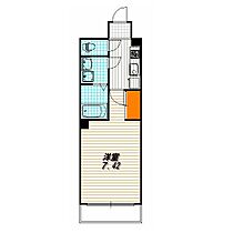 GARNET RESIDENCE七条河原町 204 ｜ 京都府京都市下京区新日吉町（賃貸マンション1K・2階・23.51㎡） その2