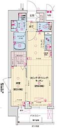 京都市南区東九条南石田町マンション 1LDKの間取図画像