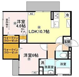 エスポワメゾン烏丸北大路 2階