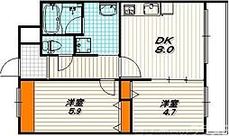 プラシド七瀬川 3階
