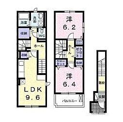 ネオブルックII 2階