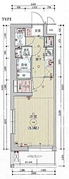 ベラジオ雅び京都洛北ガーデン 1Kの間取図画像