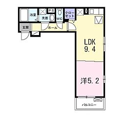 シャルマン東寺南I 1階