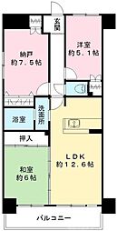 リバティースクエア 3LDKの間取図画像