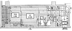 LEGAL京都二条城北 1LDKの間取図画像