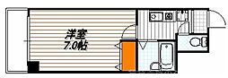 エリーフラッツ西洞院 1Kの間取図画像