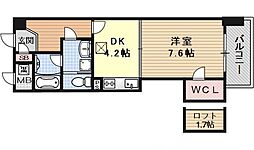 ウイングヒルズ京都南 2階
