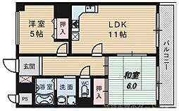 フィエスタ・ヴィラ 2LDKの間取図画像