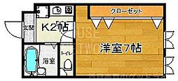 ハウスピエーメ 1Kの間取図画像