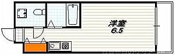 メゾン春日 ワンルームの間取図画像