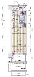 ソルテラスKYOTO西大路 瑠 2Kの間取図画像