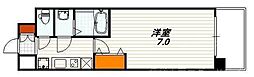 ラナップスクエア京都東山 1Kの間取図画像