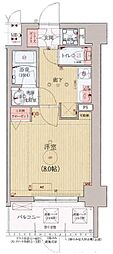 ベラジオ京都西院ウエストシティ3 1Kの間取図画像