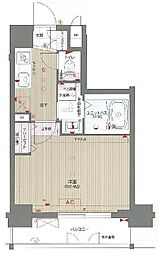ベラジオ西陣聚楽 1Kの間取図画像