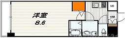 サムティ京都西大路 1Kの間取図画像