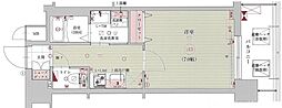 ベラジオ雅び京都西院II 1Kの間取図画像