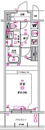 CREST TAPP京都太秦天神川dexII 1Kの間取図画像