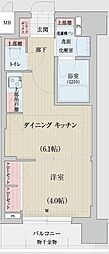 ベラジオ雅び烏丸十条2 1DKの間取図画像