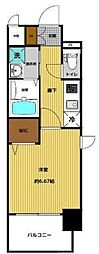 セオリー五条店天神川 1Kの間取図画像