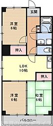 パラドール御所 3LDKの間取図画像