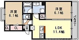 グランソレイユ西院 1階