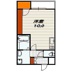 アクアプレイス京都西陣 1Kの間取図画像