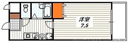 グランデ・ヴェラ 1Kの間取図画像