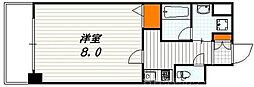 アスヴェル京都堀川高辻 1Kの間取図画像