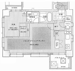 エルシア四条麩屋町 1LDKの間取図画像