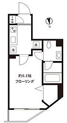 ミテッツァ大森2 1Kの間取図画像