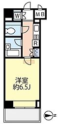 ルーブル蒲田七番館 1Kの間取図画像